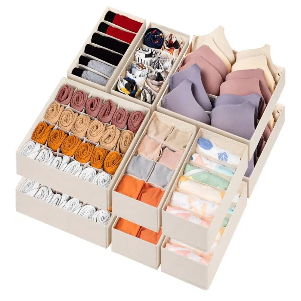 Elegant Beige Drawer Organizer Set (A210)